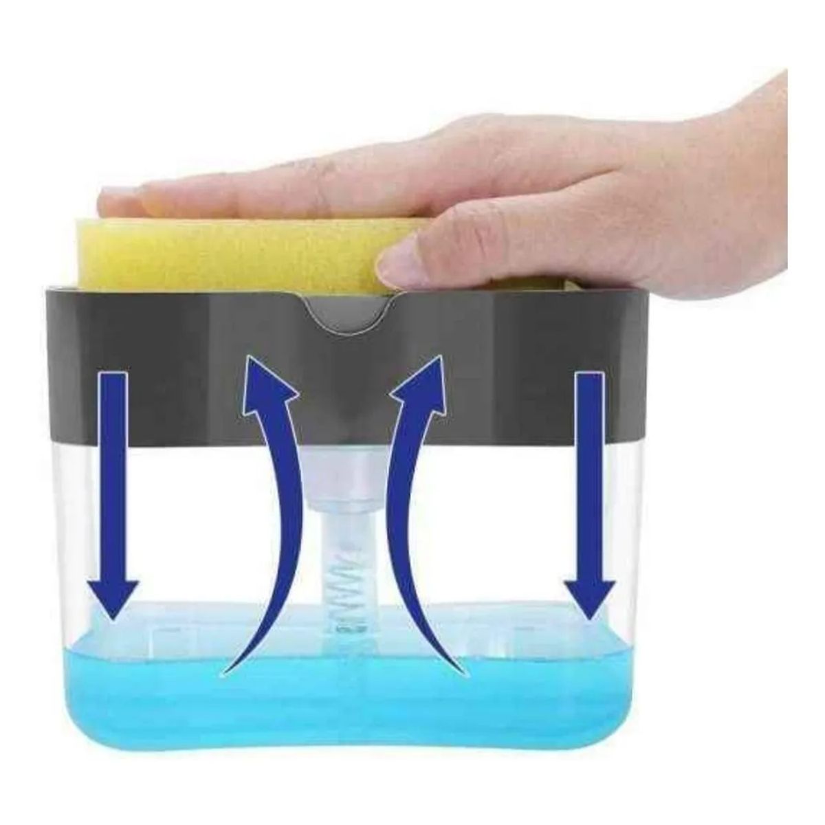 GENERICO - Dispensador Líquido Jabón Cocina Para Platos  Transparente