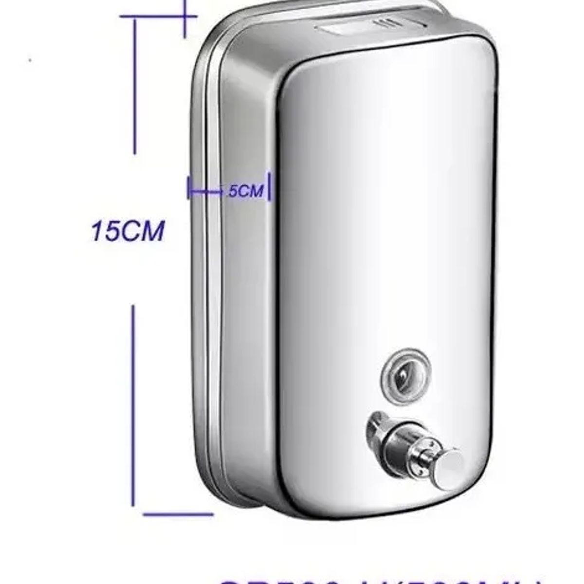 GENERICO - 500ml Inox Dispensador Jabon  Alcohol Gel