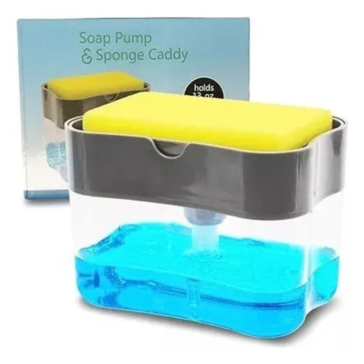 GENERICO - Dispensador De Jabón Para Lavar Platos Tipo Push Automática Blanco
