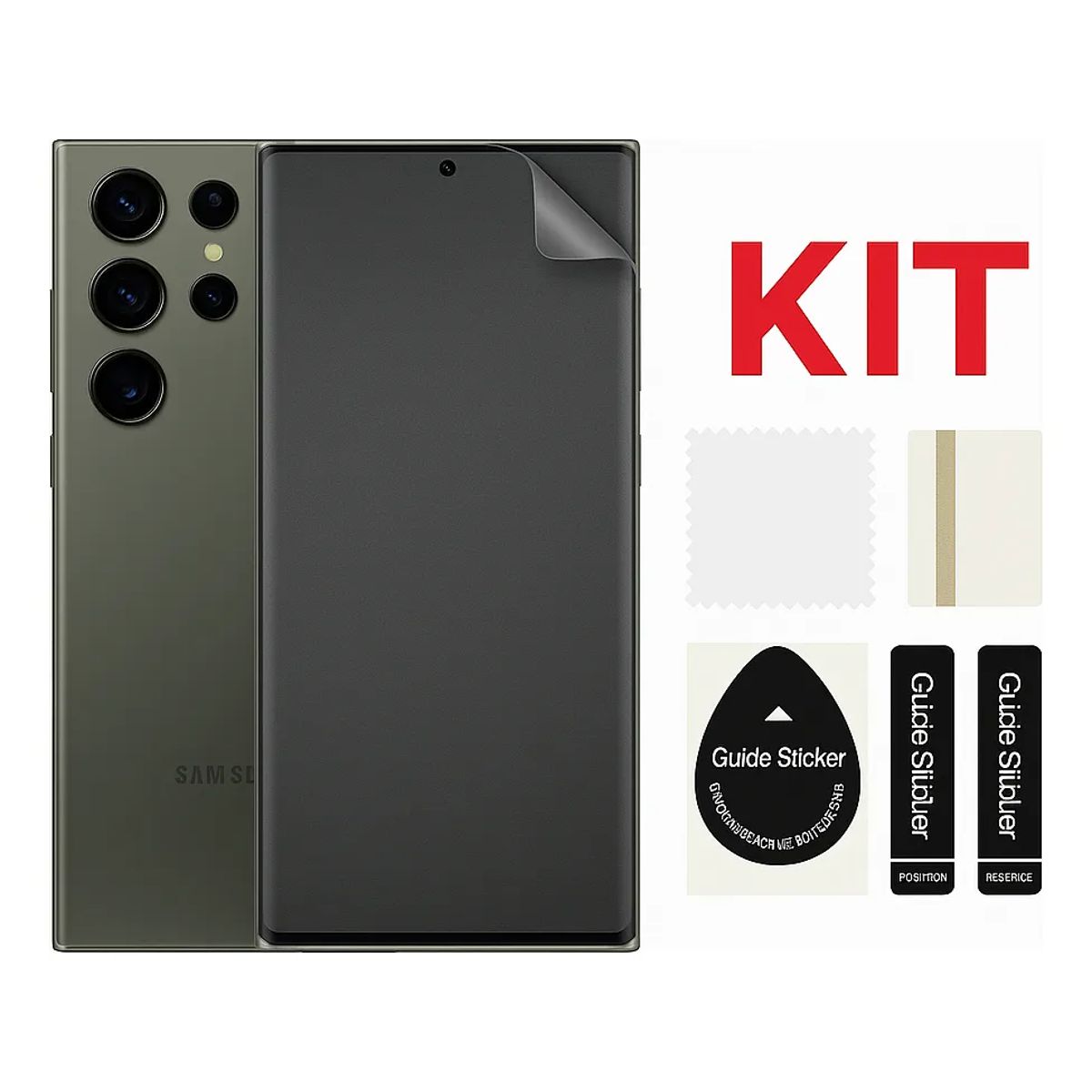GENERICO - LAMINA DE HIDROGEL PARA CELULAR SAMSUNG A17 INCLUYE KIT INSTALACION