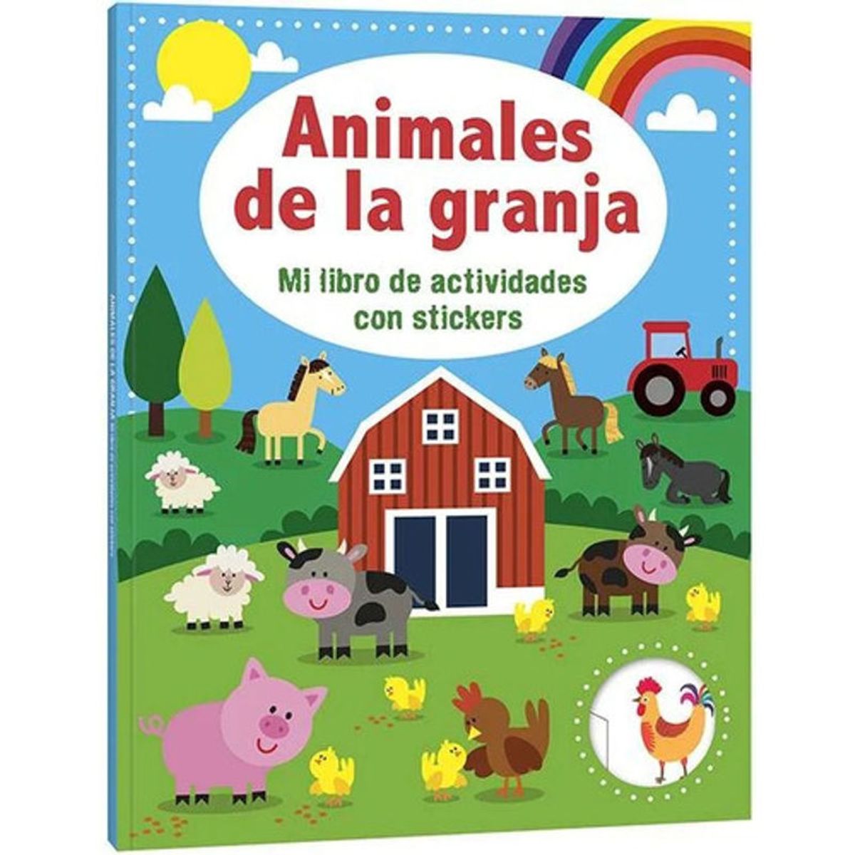 GENERICO - Libro De Actividades Animales De La Granja Cstickers- Lexus
