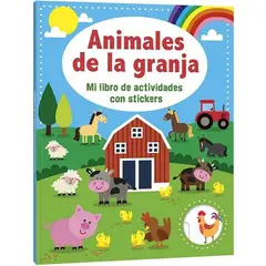 GENERICO - Libro De Actividades Animales De La Granja Cstickers- Lexus