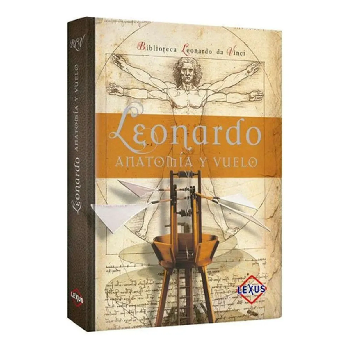 GENERICO - Libro Leonardo Anatomia Y Vuelo - Lexus - Nuevo Y Original