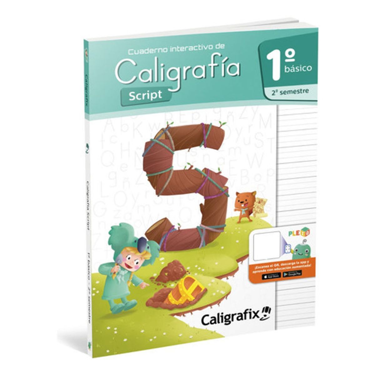 GENERICO - Caligrafix Cuaderno Caligrafia Script 1 Basico 2 Semestre