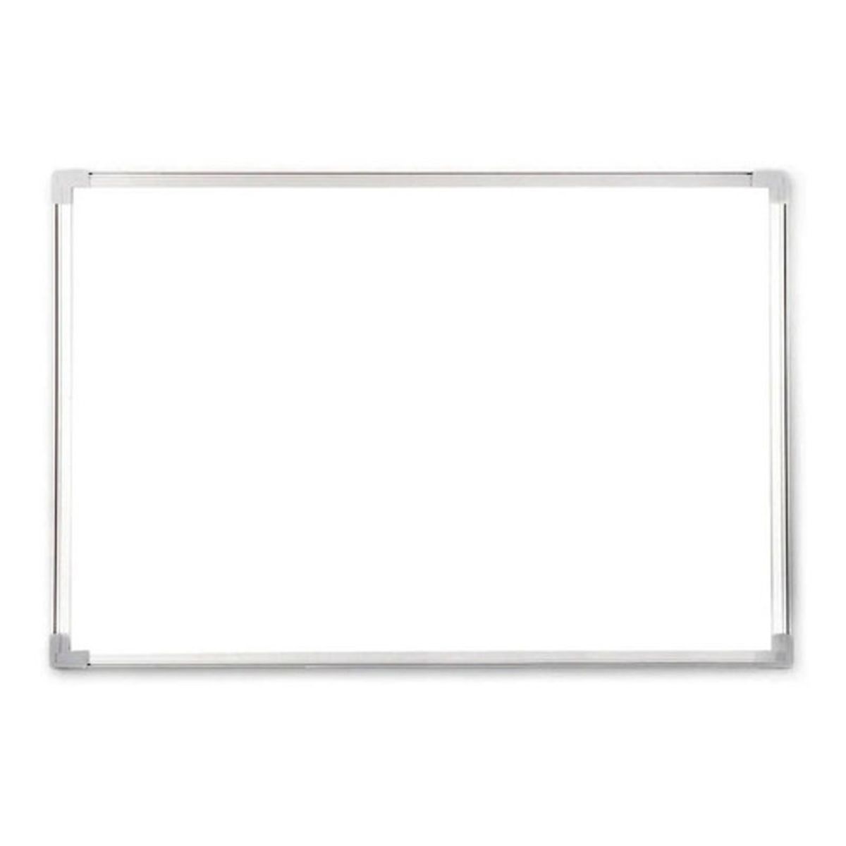 GENERICO - Pizarra Acrílica Magnética Marco Aluminio Tamaño Mesa Blanco