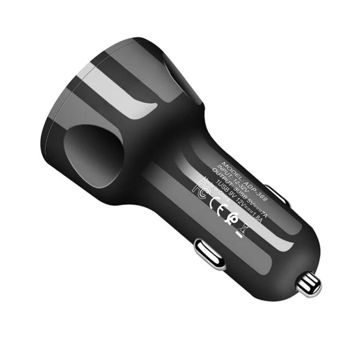 GENERICO - Cargador para autos 2 USB y tipo C 3.0