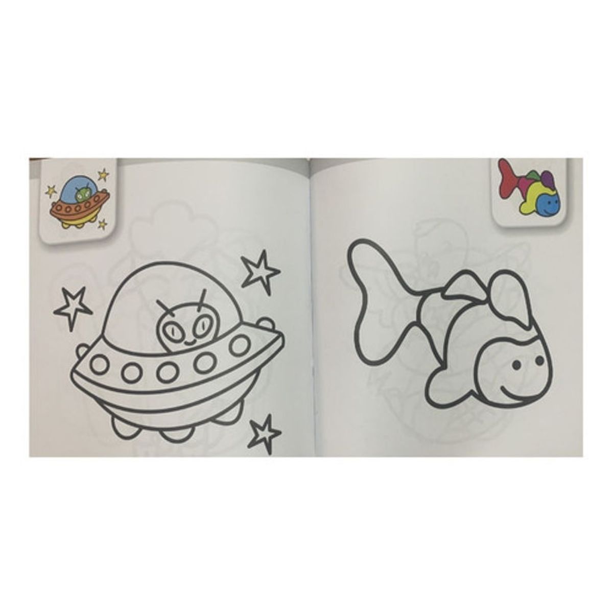 GENERICO - Gran Libro Pinta Pinta Con Colores Para 2-3 Años Libro 2