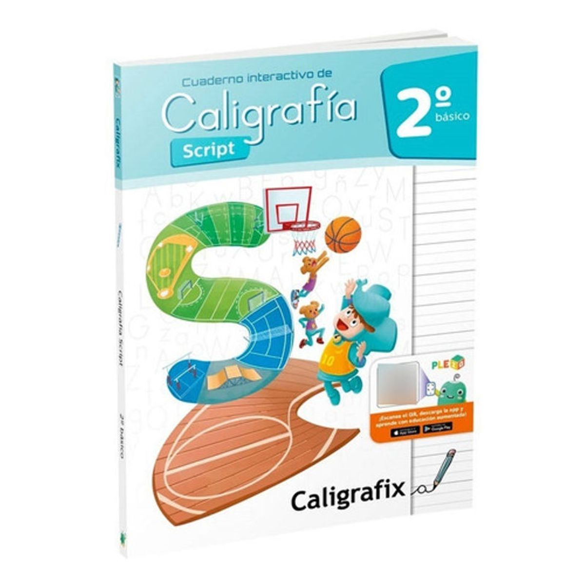 Caligrafix Cuaderno Caligrafia Script 2° Basico, marca GENERICO - Foto Principal