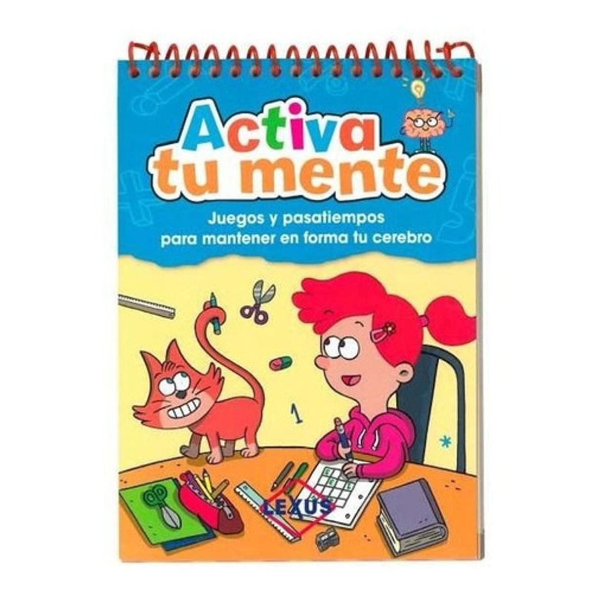 GENERICO - Activa Tu Mente Libro Juegos Y Pasatiempos Forma Tu Cerebro