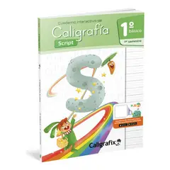 GENERICO - Caligrafix Cuaderno Caligrafia Script 1 Basico 1 Semestre
