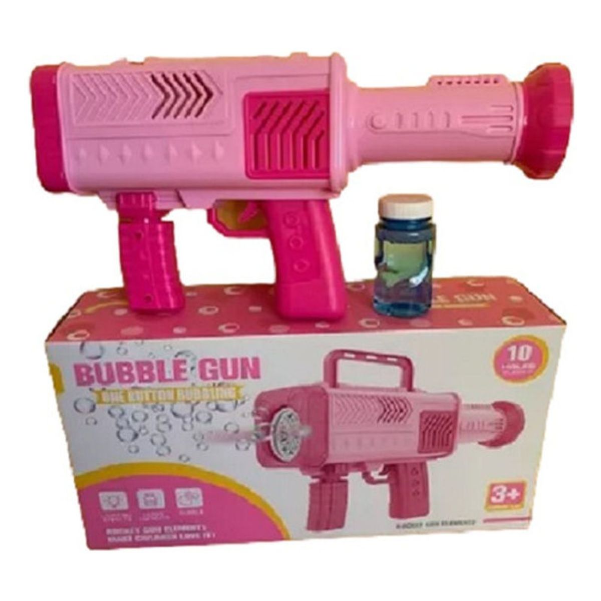 GENERICO - Pistola De Burbujas Bubble Gun Tipo Bazooka