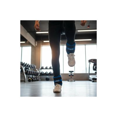 Imagen 2 del producto 2 Pesas Tobilleras Muñecas Brazo Pierna 3kg Gimnasio