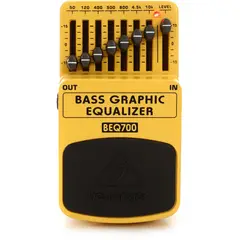 BEHRINGER - Pedal Ecualizador Para Bajo BEQ700 - EQ Gráfico