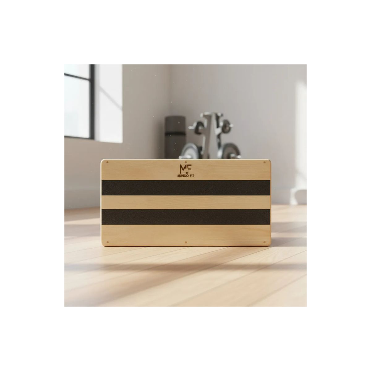 GENERICO - Step Aerobico Banco De Madera Gym Danza Baile Cardio Escalas