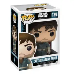 FUNKO - Pop Star Wars – Capitan Cassian Andor 139 + Protector