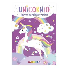 GENERICO - Libro Unicornio Actividades Y Stickers - Mundicrom