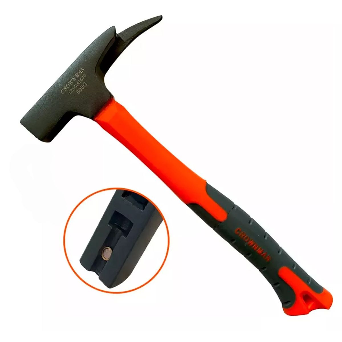 GENERICO - Martillo Andamio 600g + Llave Carraca 19 Y 22mm Andamiero