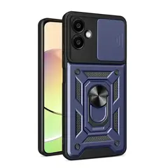GENERICO - Carcasa Reforzada Con Cubre Cámara Para Samsung Galaxy A06 4G No 5G - Azul