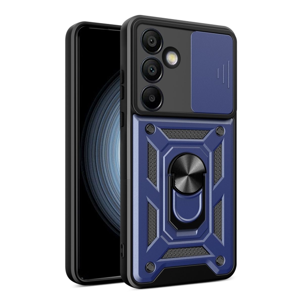 GENERICO - Carcasa Reforzada Con Cubre Cámara Para Samsung Galaxy A06 5G - Azul