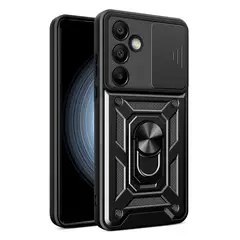 GENERICO - Carcasa Reforzada Con Cubre Cámara Para Samsung Galaxy A06 5G - Negro