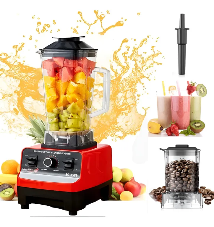 Licuadora Multifuncional De Vidrio 2 En 1 Picadora Juguera