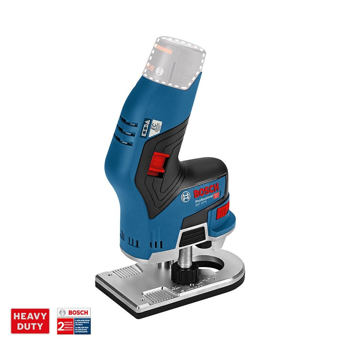 BOSCH - Fresadora 12V GKF 12V-8 Sin batería ni cargador