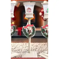 THIS IS FELIZ NAVIDAD - Farol Navideño Animatrónico XL 110 Mts Nieve Giratoria Música y Luz LED