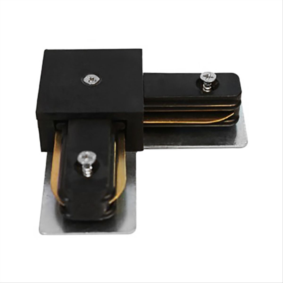 LED STUDIO - Conector riel tipo l led studio negro