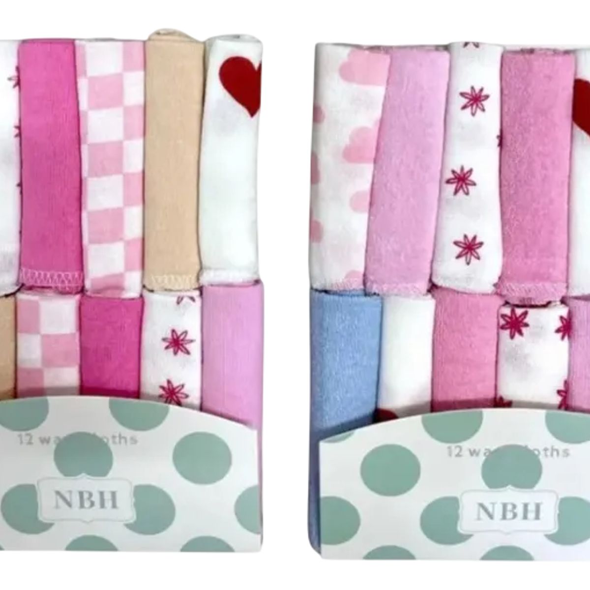 GENERICO - Set 12 Toallas Tutos Para Bebes Pañuelo Suave Recién Nacido