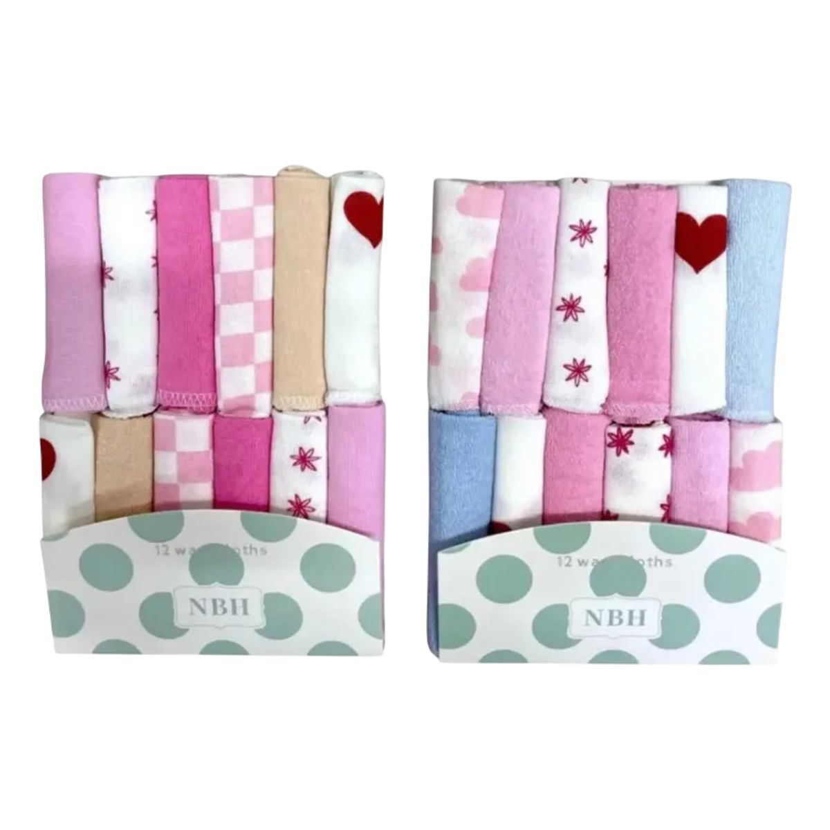 GENERICO - Set 12 Toallas Tutos Para Bebes Pañuelo Suave Recién Nacido