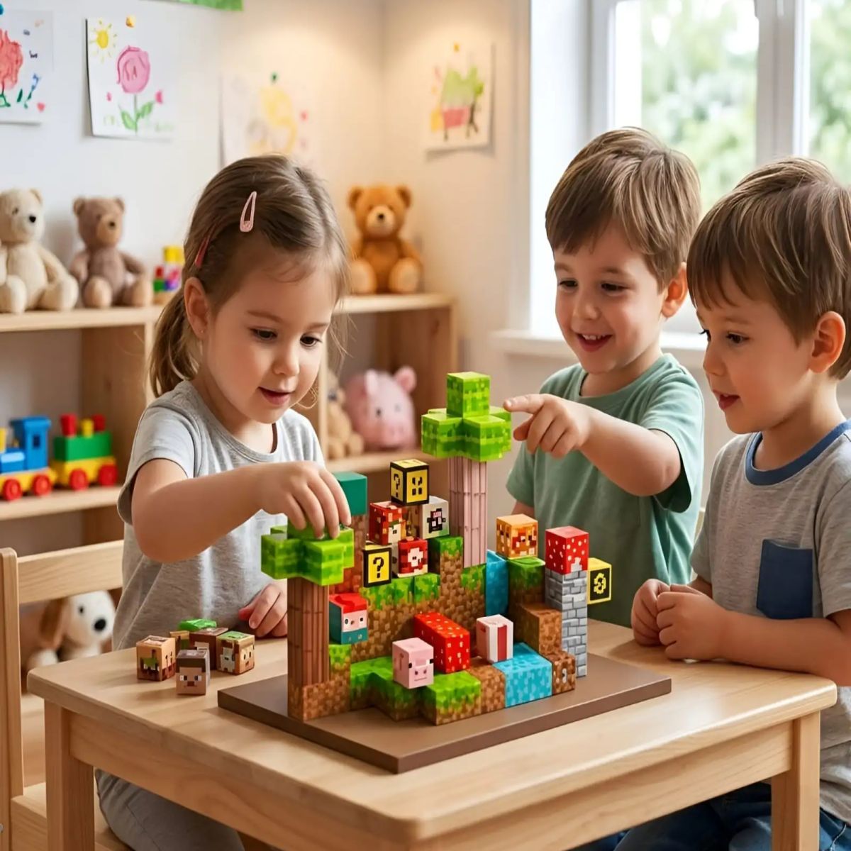 GENERICO - Set de Bloques Magnéticos 84 Piezas Juego de Construcción