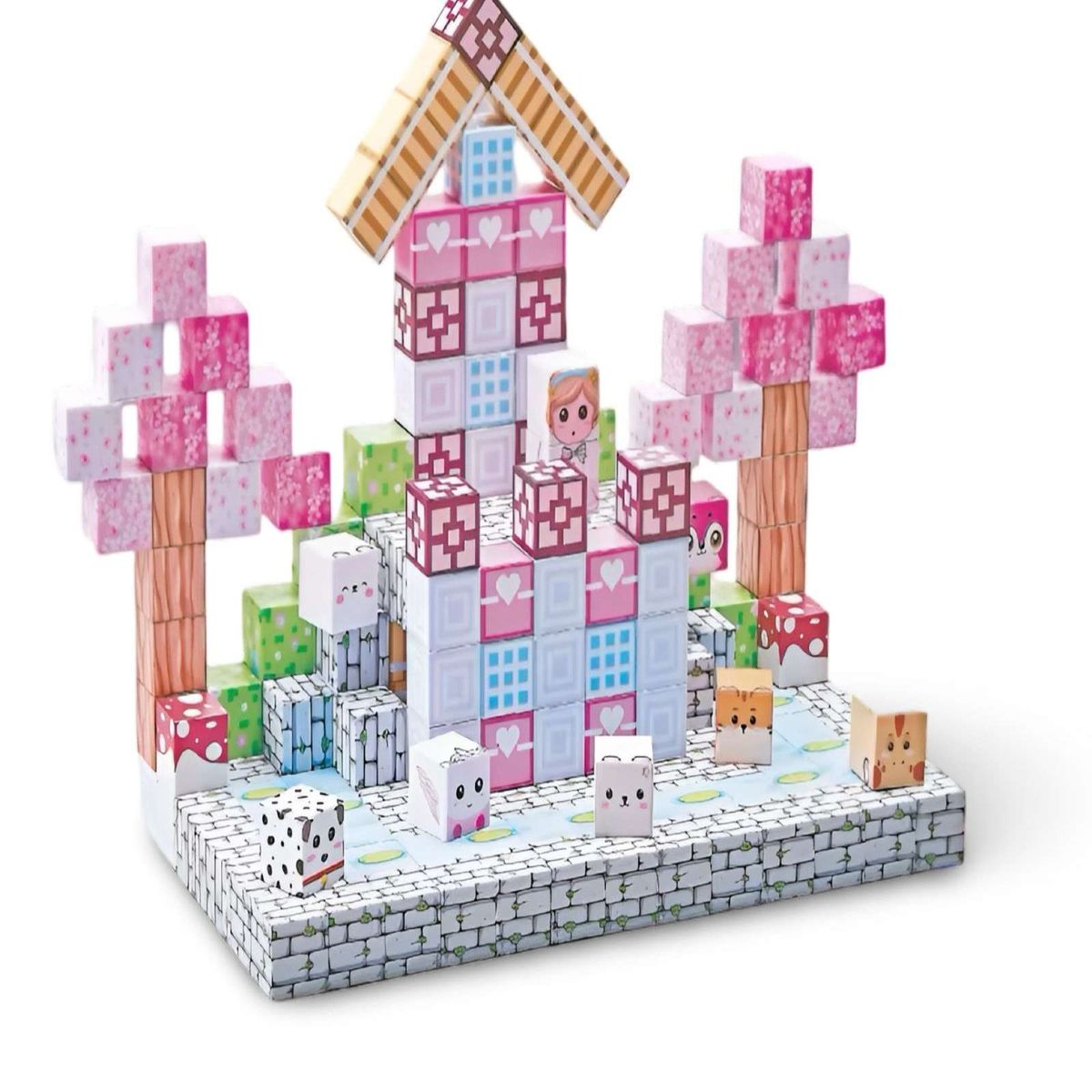 MINECRAFT - Juguete Cubo Magnetico 193 piezas diseño Mine-cratf Niña