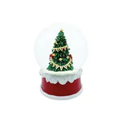 HEY SANTA - Globo de Agua con Árbol de Navidad 13 cm