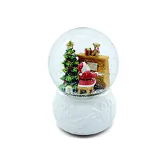 HEY SANTA - Globo de Agua Santa con Piano 15 cm