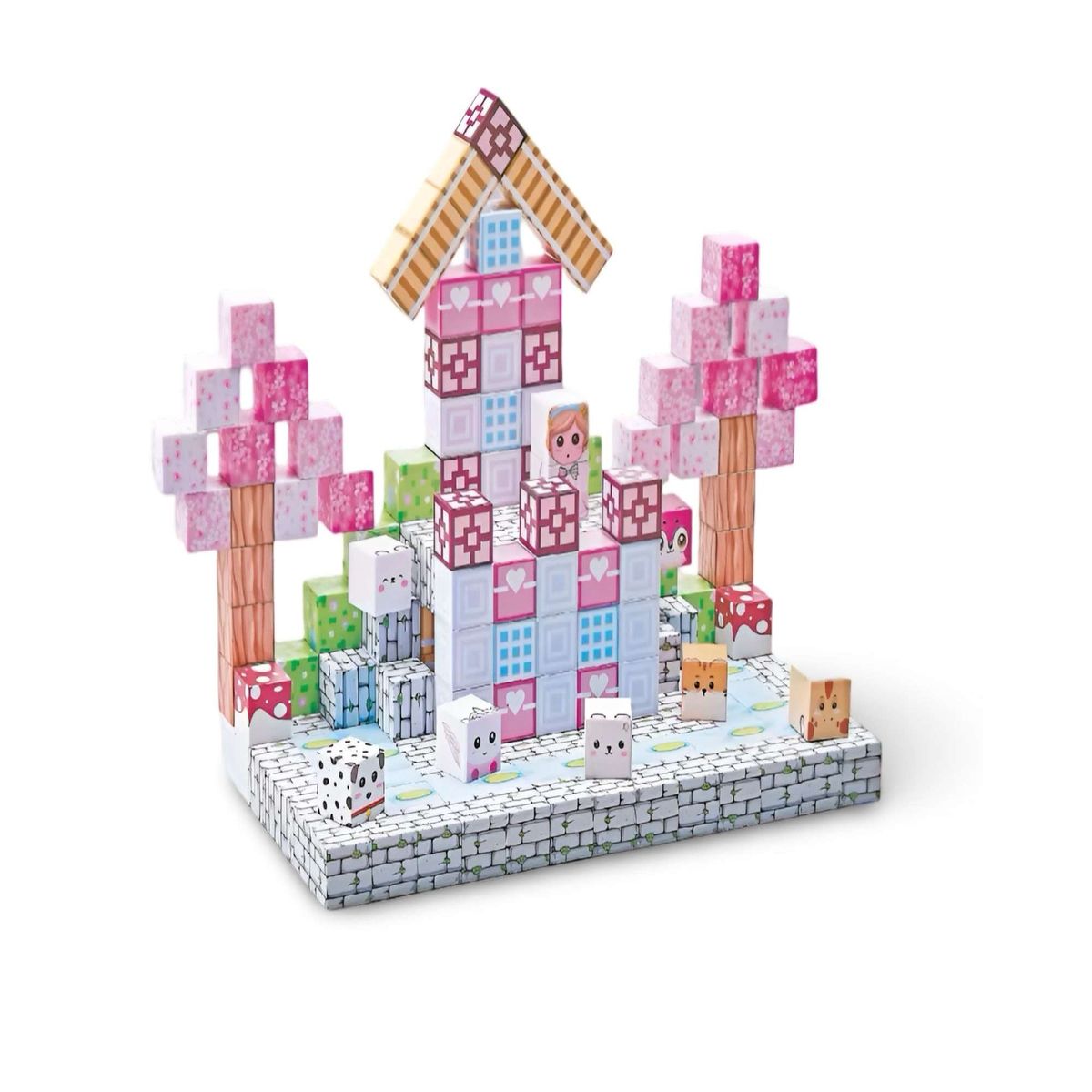 MINECRAFT - Juguete Cubo Magnético 193 piezas diseño Mine-cratf Niña