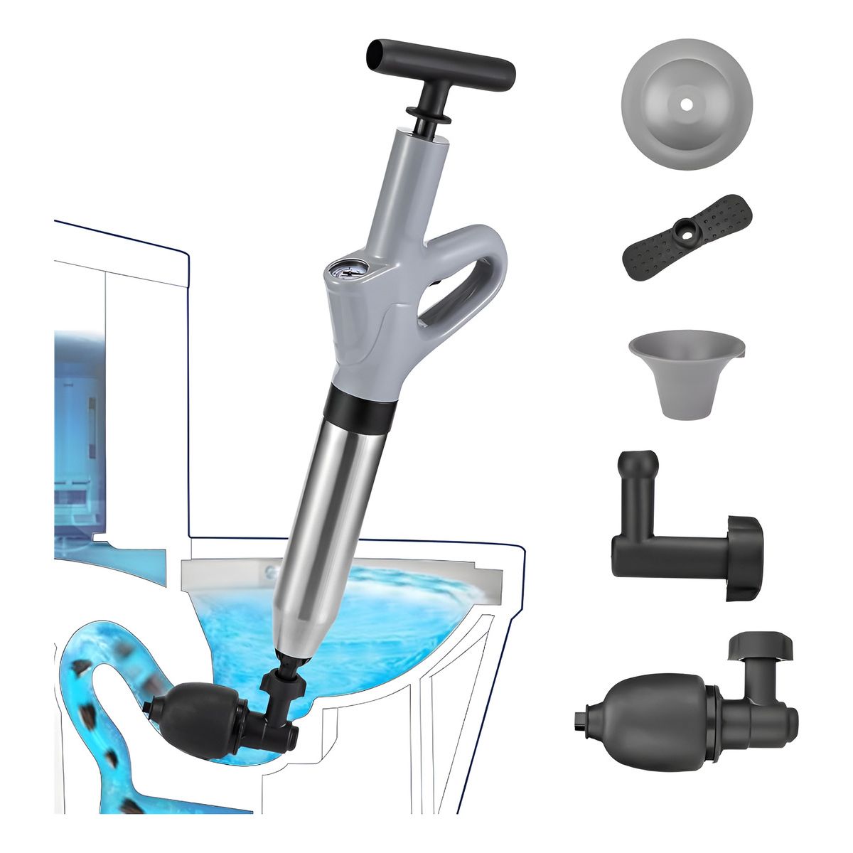 EVERSO - Dragado De Tuberías De Alta Presión Limpiador Destapador