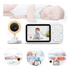 EVERSO - Monitor para bebés inalámbrico Genérica Baby Monitor con cámara voltaje
