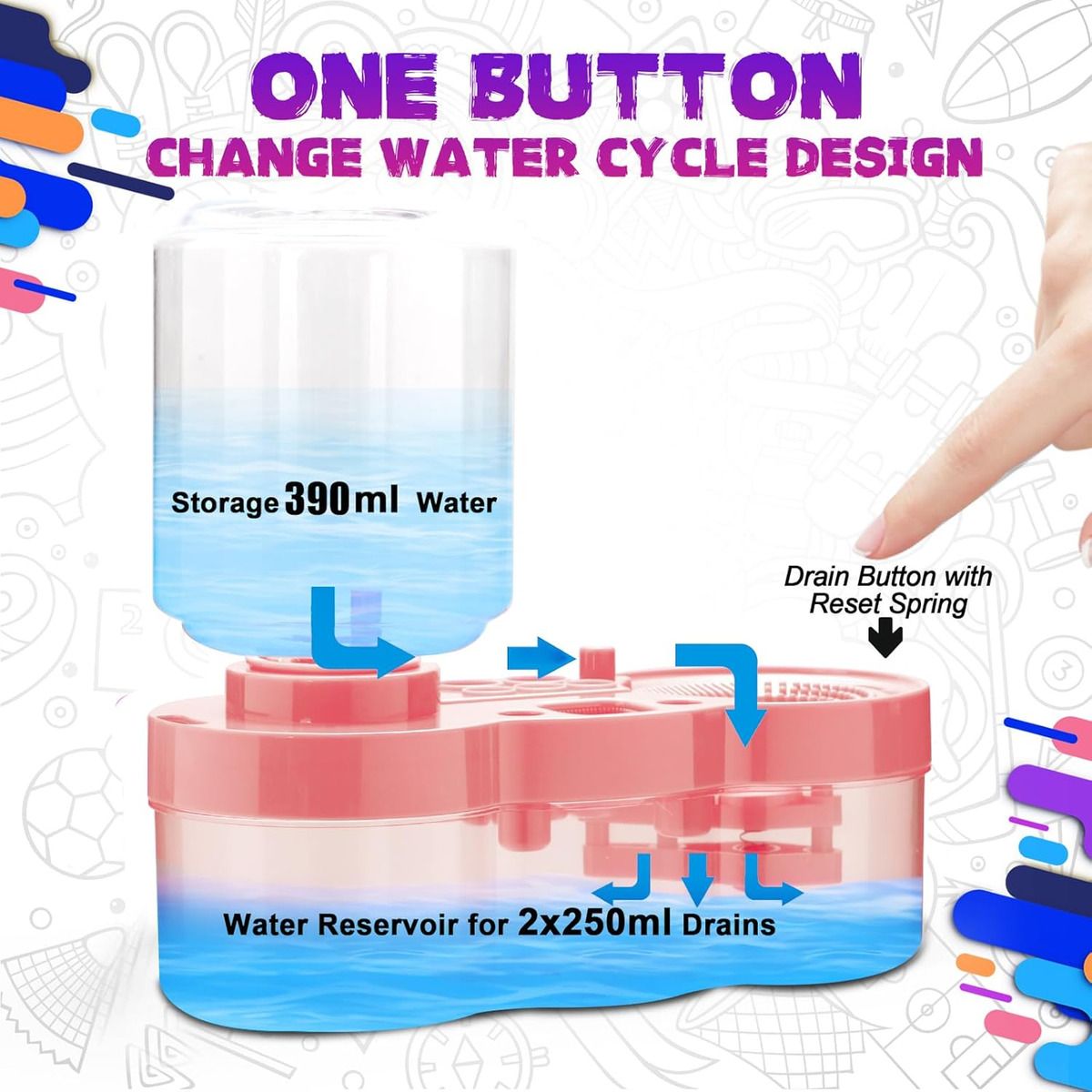 EVERSO - Limpiador De Pinceles De Pintura Con Bandeja De Pintura