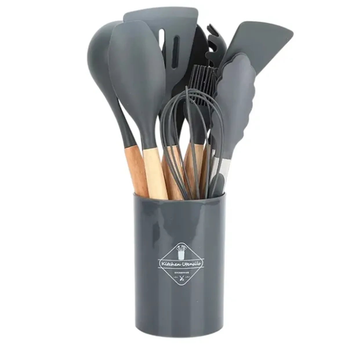 GENERICO - Set De Utensilios De Cocina Silicona 12 Piezas