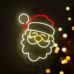 HEY SANTA - Neón Santa LED 42 cm