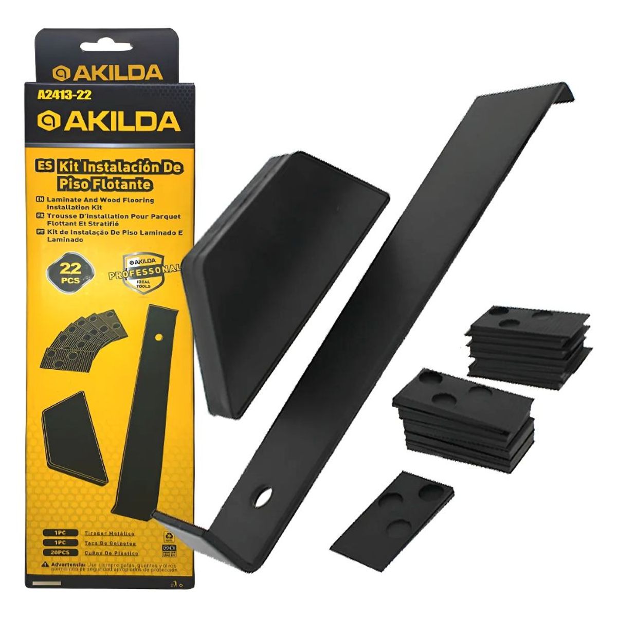 GENERICO - Kit Instalación Piso Flotante Laminado De Madera Profesional