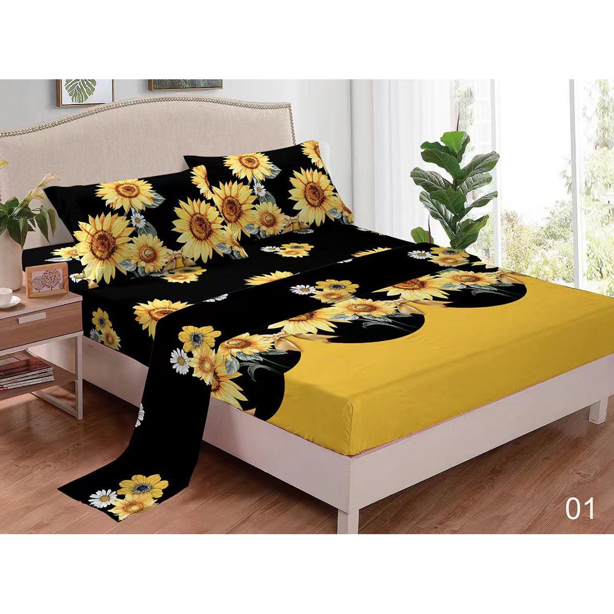 GENERICO - JUEGO DE SABANAS 100% ALGODON  SUAVES Y CÁLIDAS