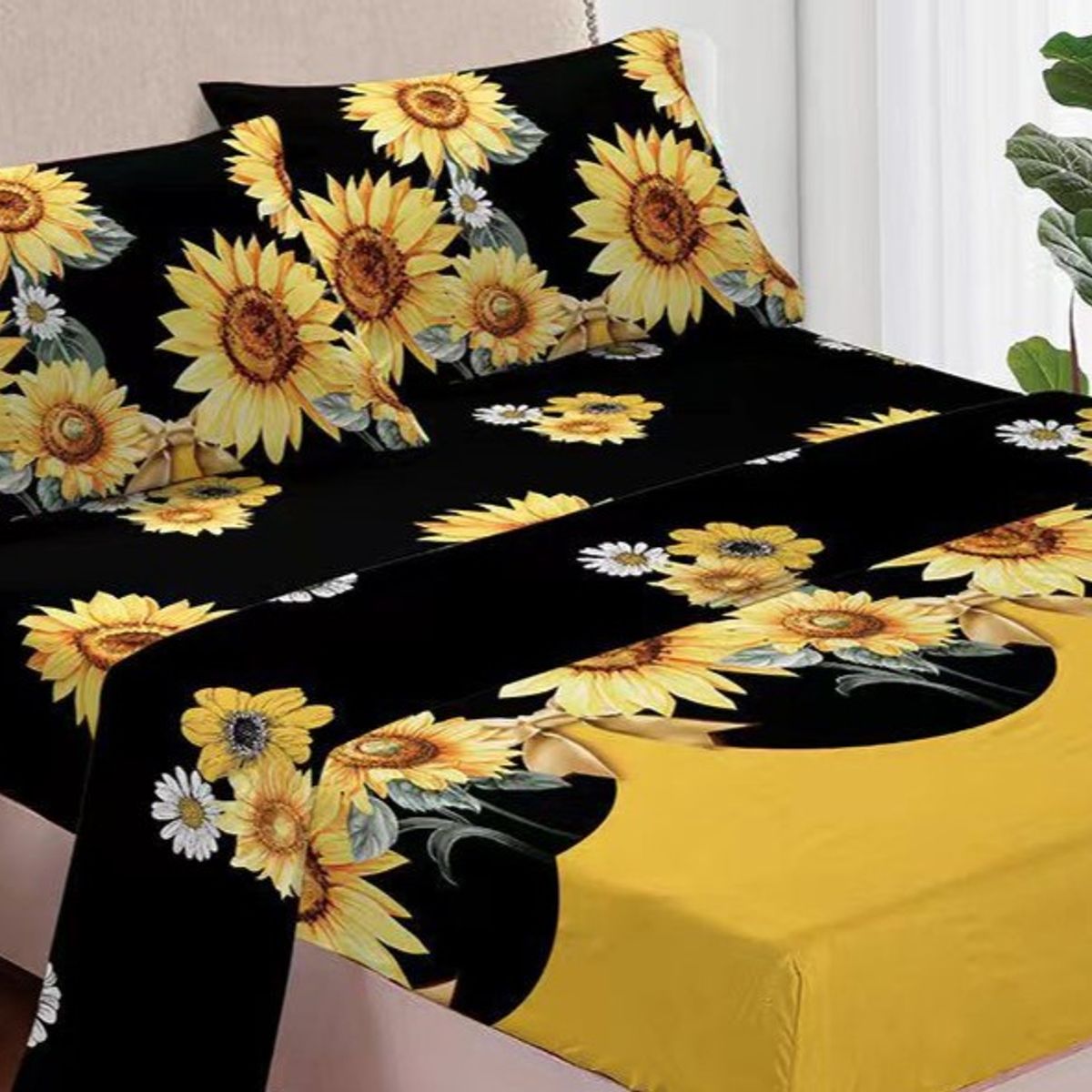 GENERICO - JUEGO DE SABANAS 100% ALGODON  SUAVES Y CÁLIDAS