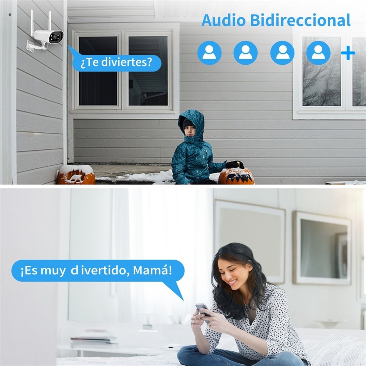 ANYHOGAR - Kit De Camaras Seguridad Visión Nocturna En Color