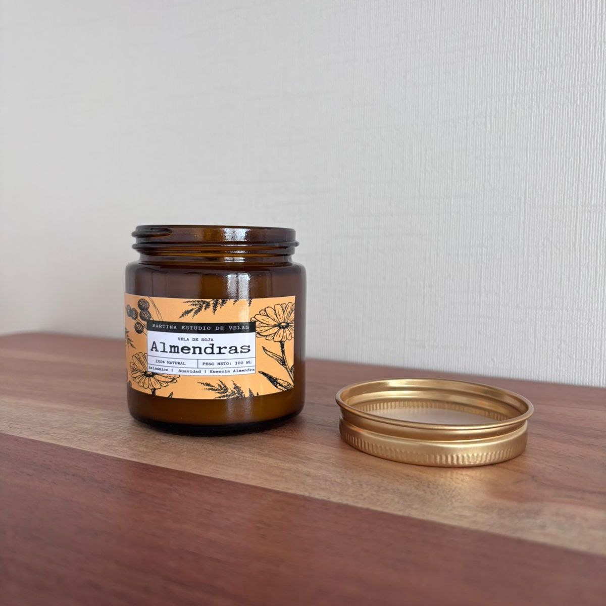 GENERICO - Vela Aromática Soja Almendras 100ml