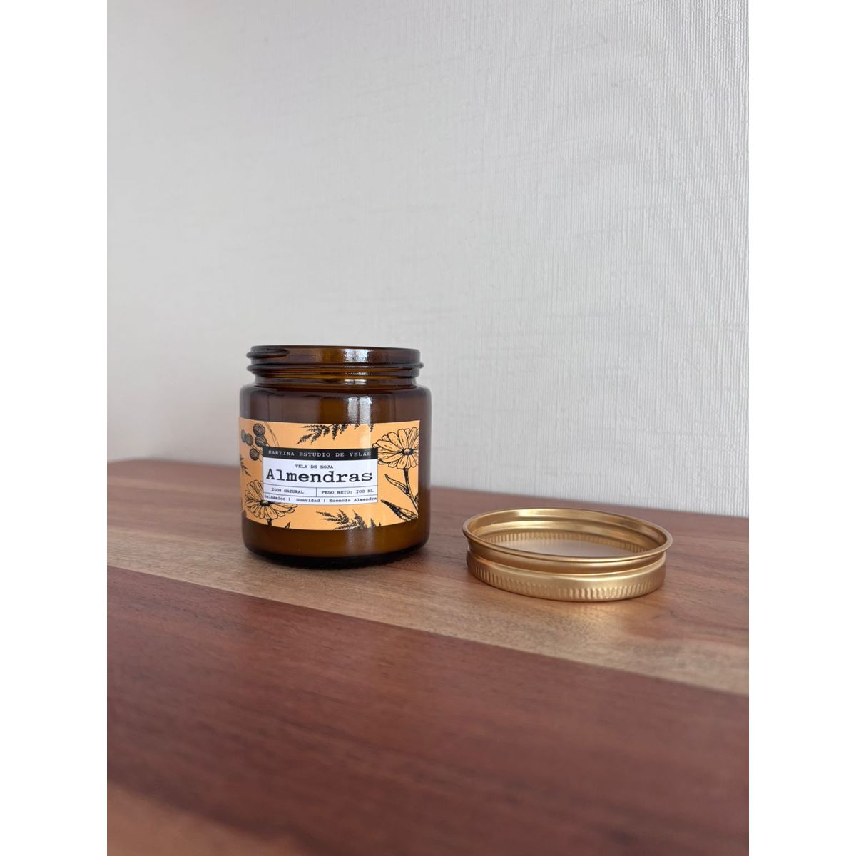 GENERICO - Vela Aromática Soja Almendras 100ml