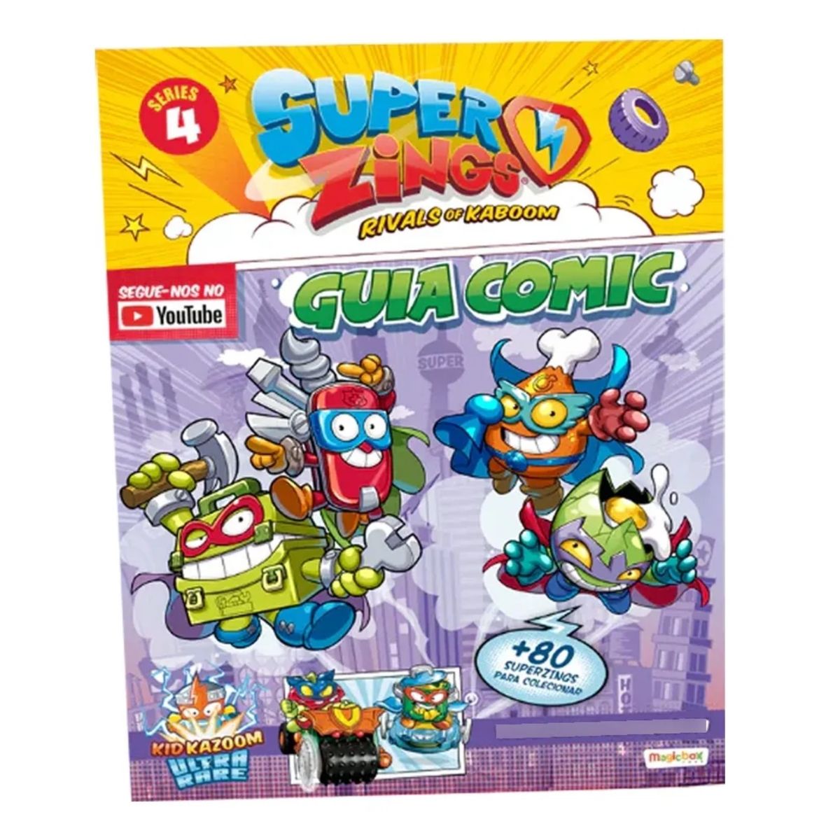 TIOZONEY - Super Zings Serie 4 Starter Pack Personajes Originales  Rivals of kaboom