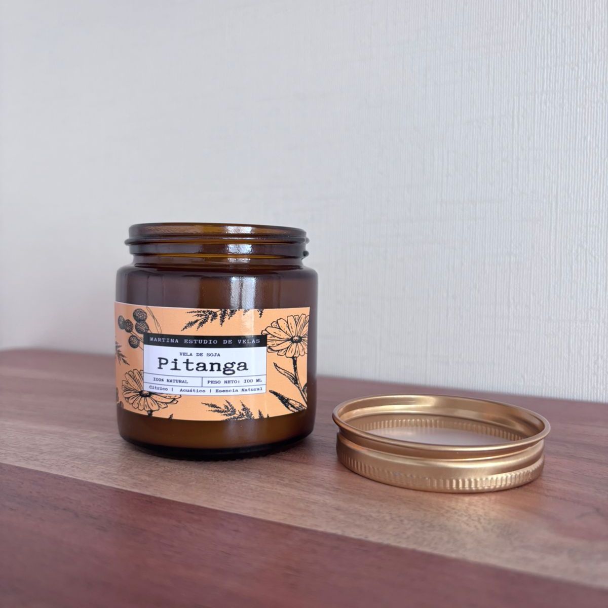 GENERICO - Vela Aromática Soja Pitanga 100ml