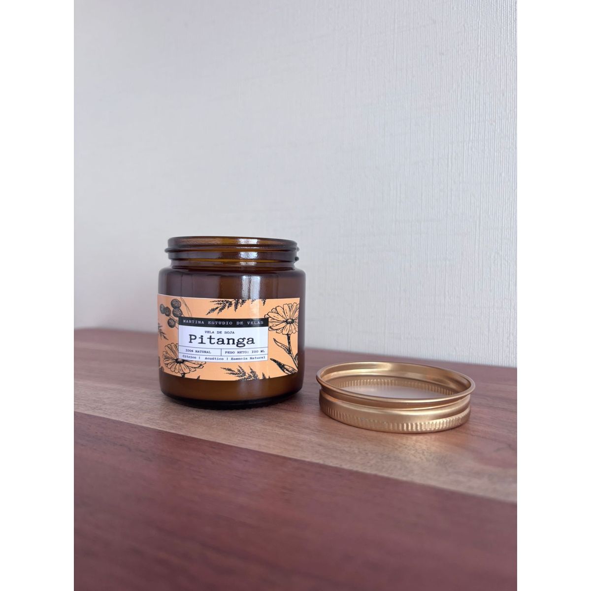 GENERICO - Vela Aromática Soja Pitanga 100ml