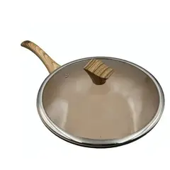 GENERICO - WOK STONE CON TAPA 30CM